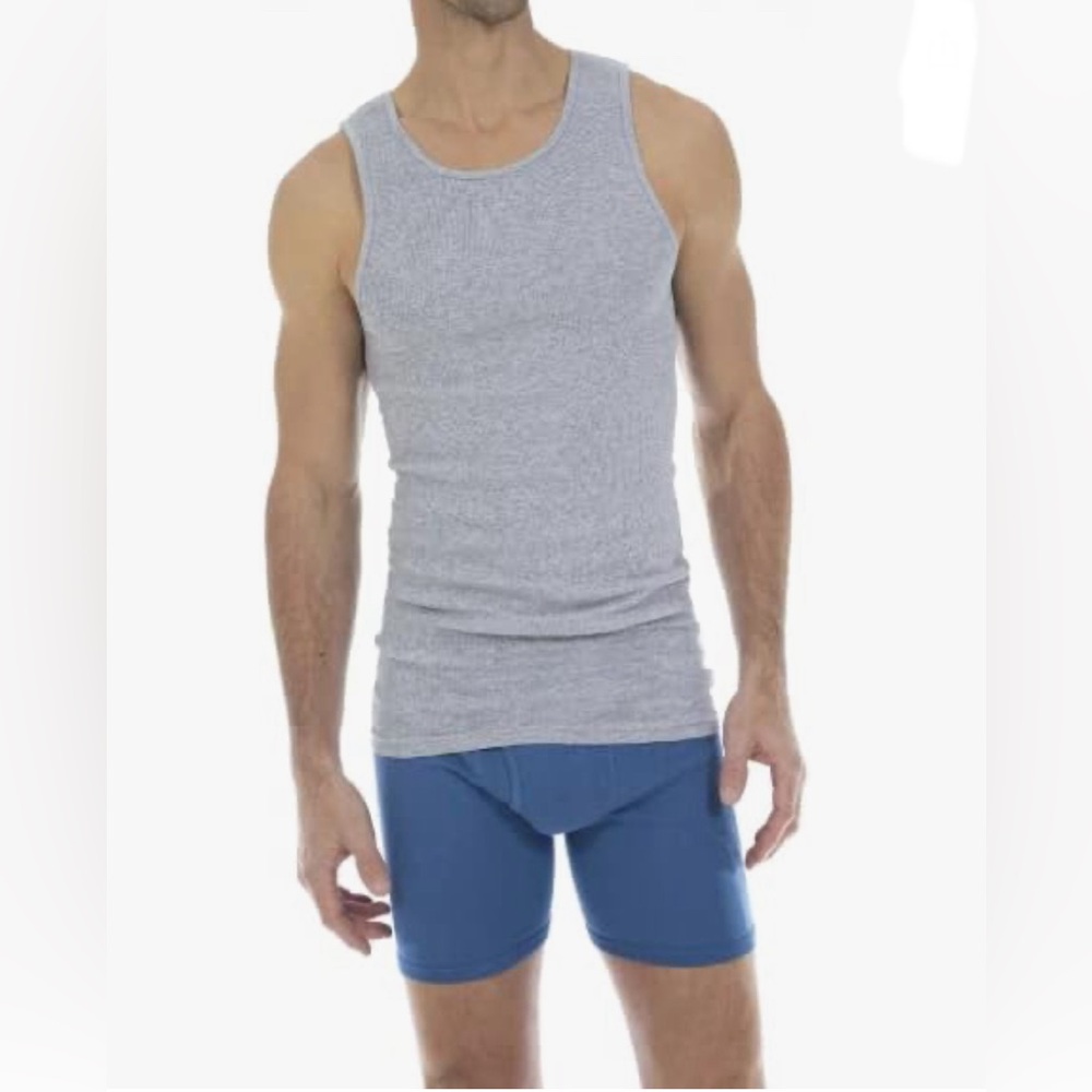 George Men's A-Shirt Tank Tops, 2 pack